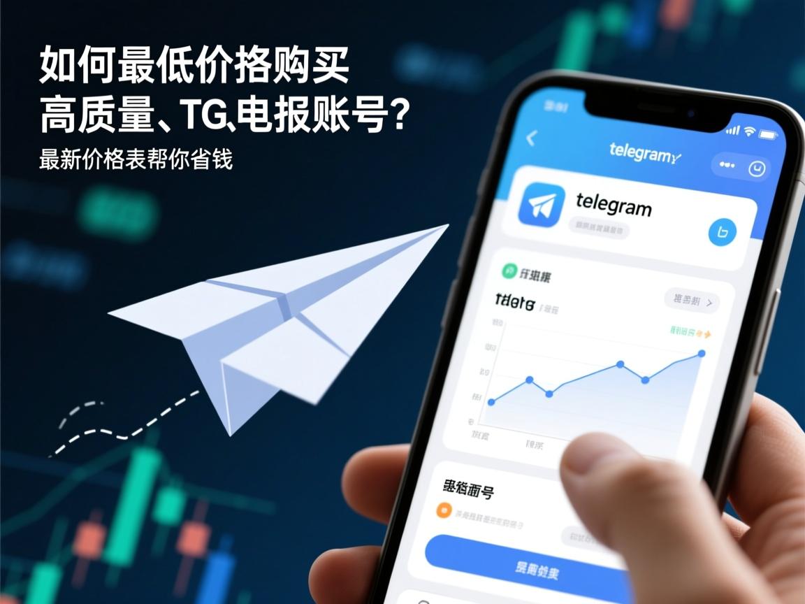 如何用最低价格购买高质量 telegram、TG、纸飞机、电报账号？最新价格表帮你省钱