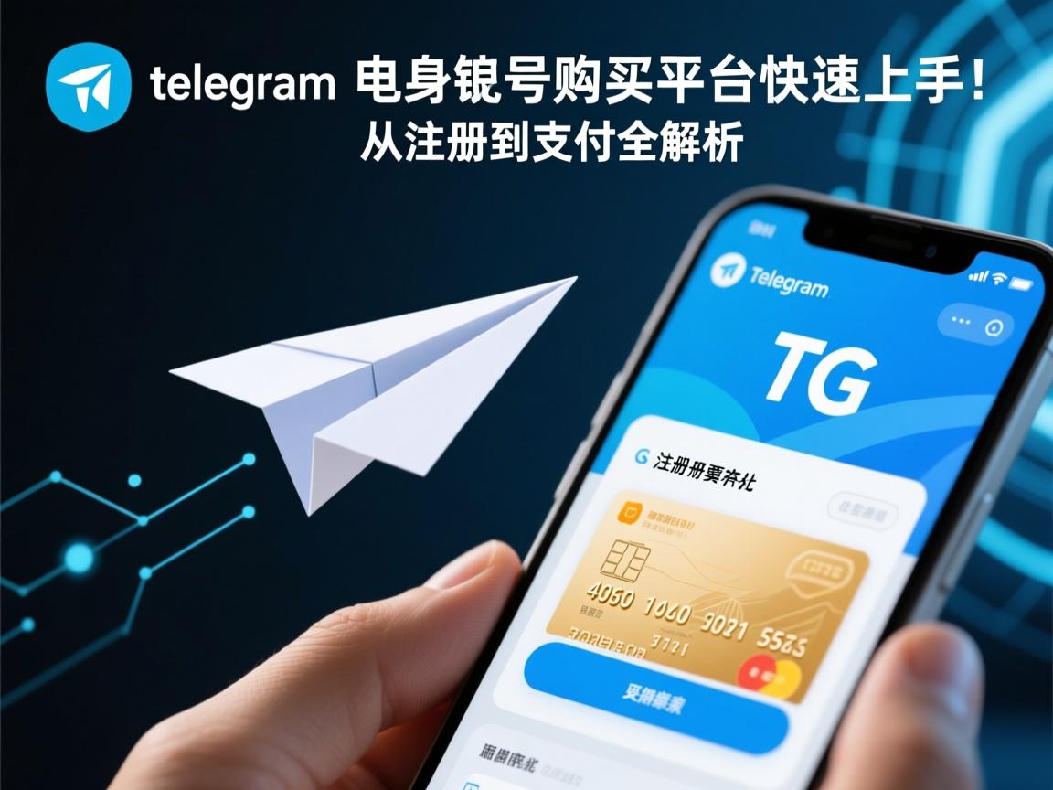 telegram、TG、纸飞机、电报号购买平台快速上手！从注册到支付全解析