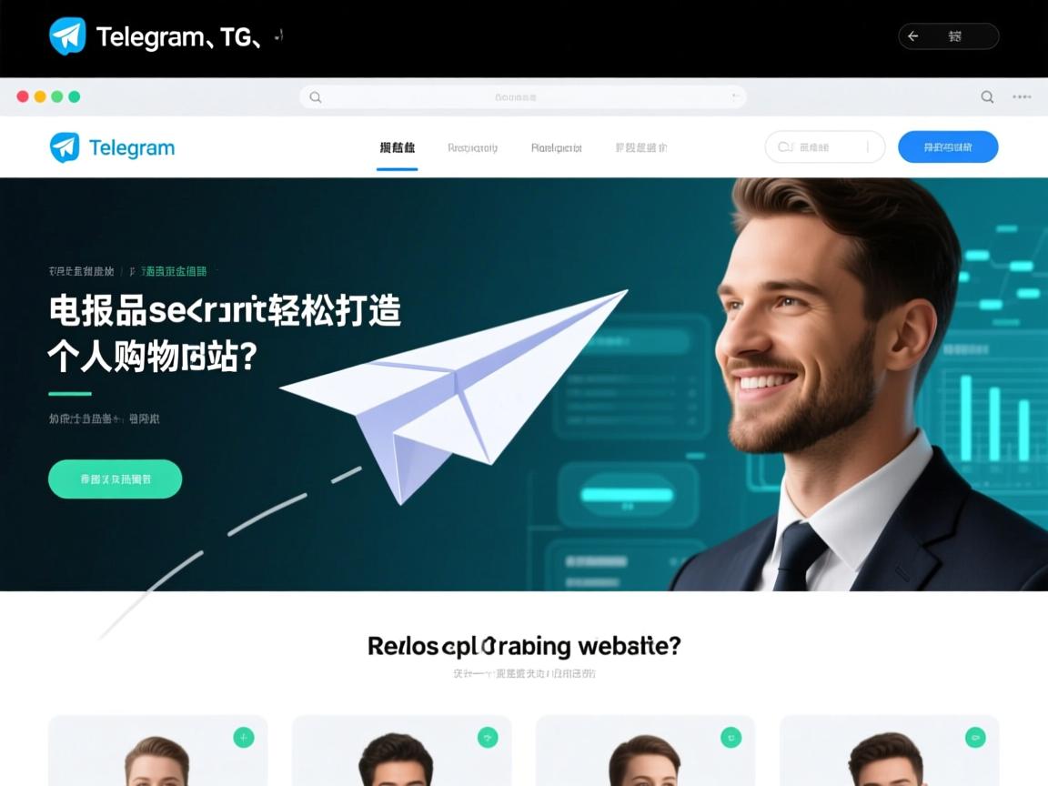 如何用telegram、TG、纸飞机、电报成品账户轻松打造个人购物网站？