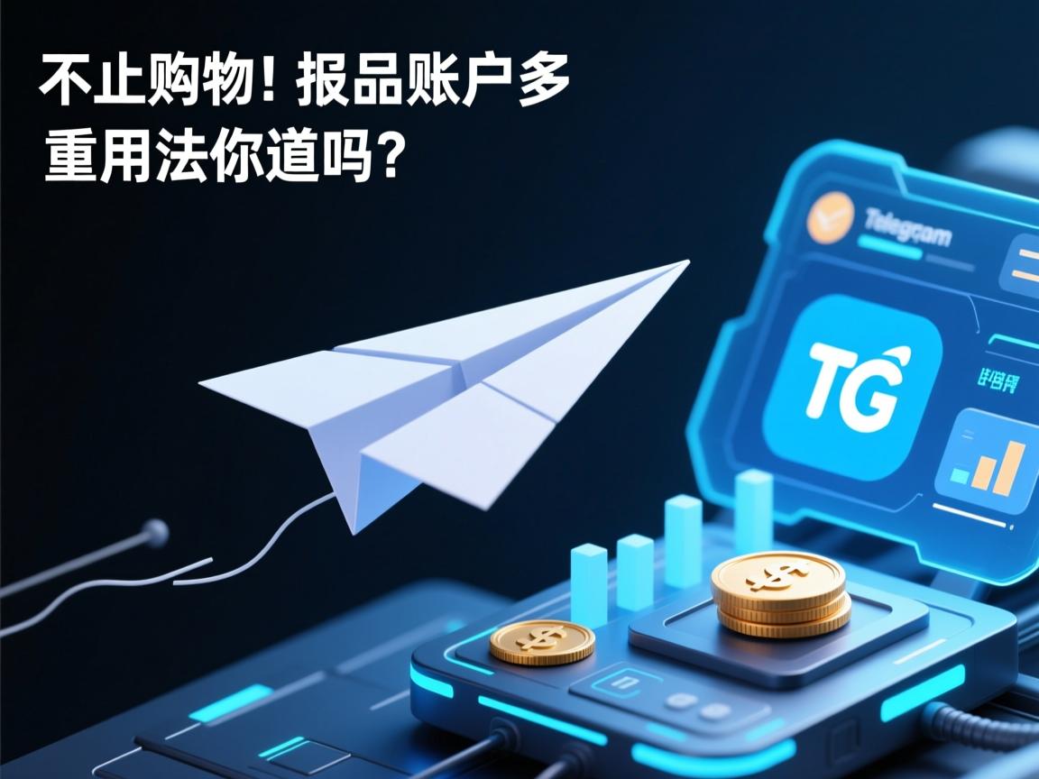 不止购物！telegram、TG、纸飞机、电报成品账户的多重用法你知道吗？