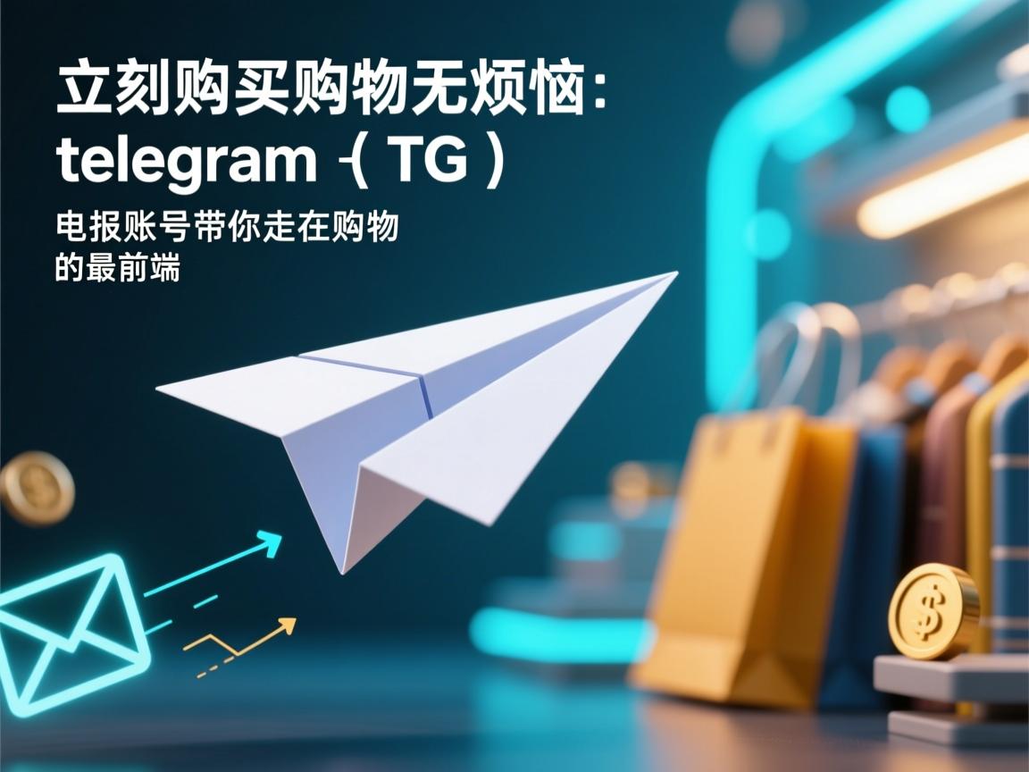 立刻购买，购物无烦恼：telegram、TG、纸飞机、电报账号带你走在购物的最前端