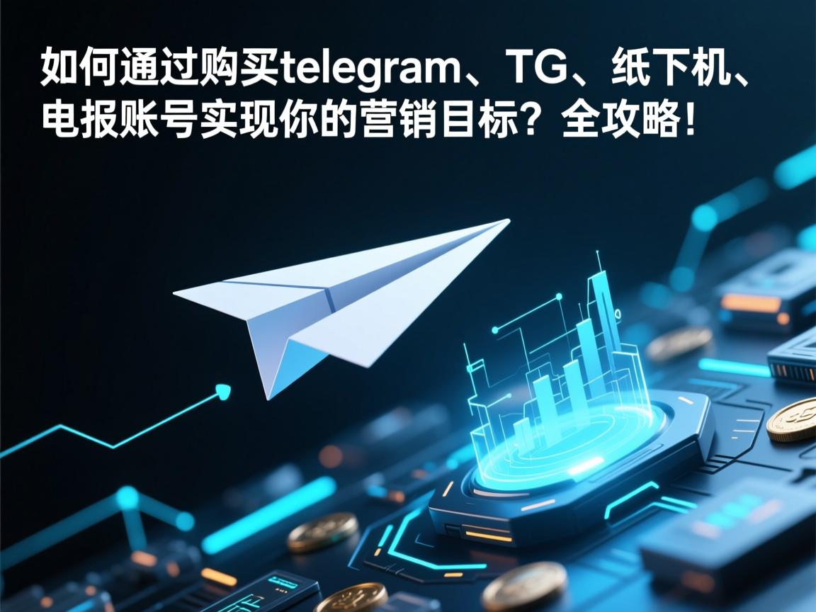 “如何通过购买telegram、TG、纸飞机、电报账号实现你的营销目标？全攻略！”