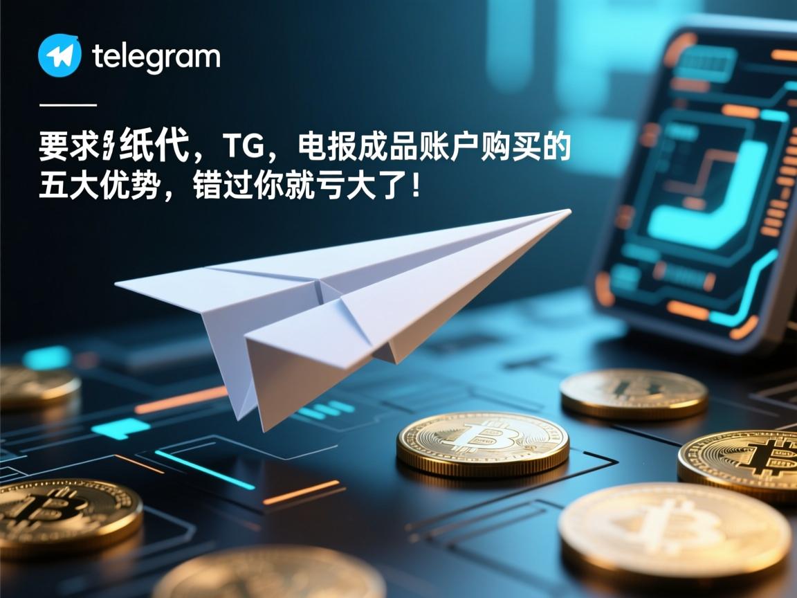 《telegram、TG、纸飞机、电报成品账户购买的五大优势，错过你就亏大了！》