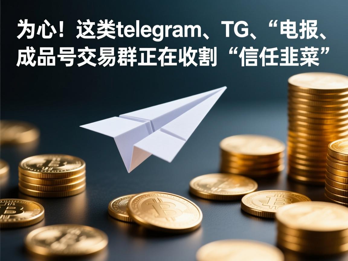 当心！这类telegram、TG、纸飞机、电报成品号交易群正在收割“信任韭菜”