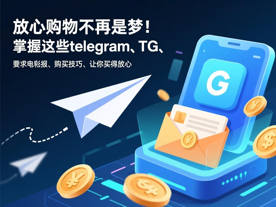 放心购物不再是梦！掌握这些telegram、TG、纸飞机、电报购买技巧，让你买得放心