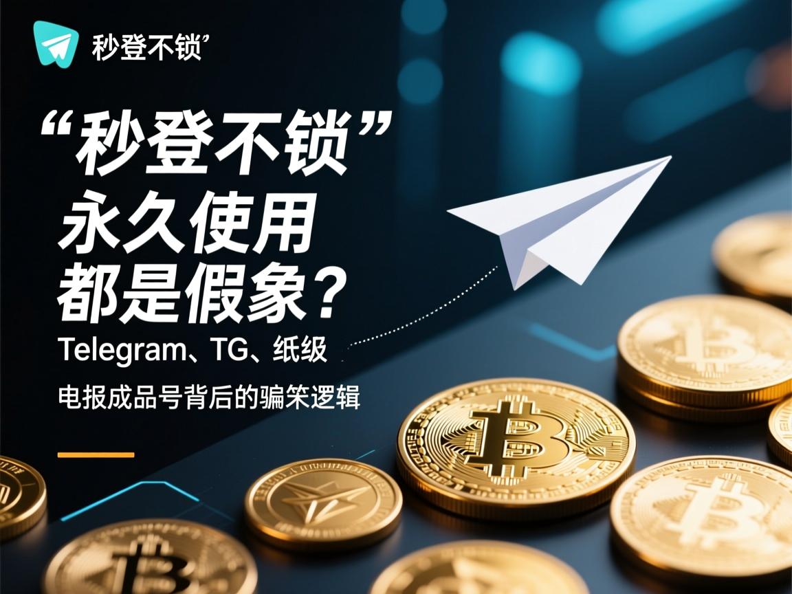 “秒登不锁”“永久使用”都是假象？深扒telegram、TG、纸飞机、电报成品号背后的骗术逻辑