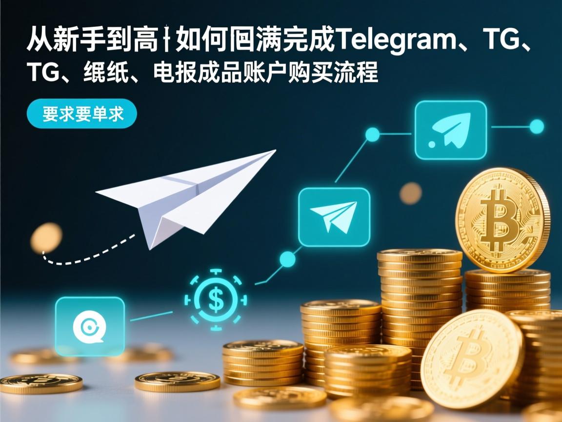 从新手到高手：如何顺利完成telegram、TG、纸飞机、电报成品账户购买流程