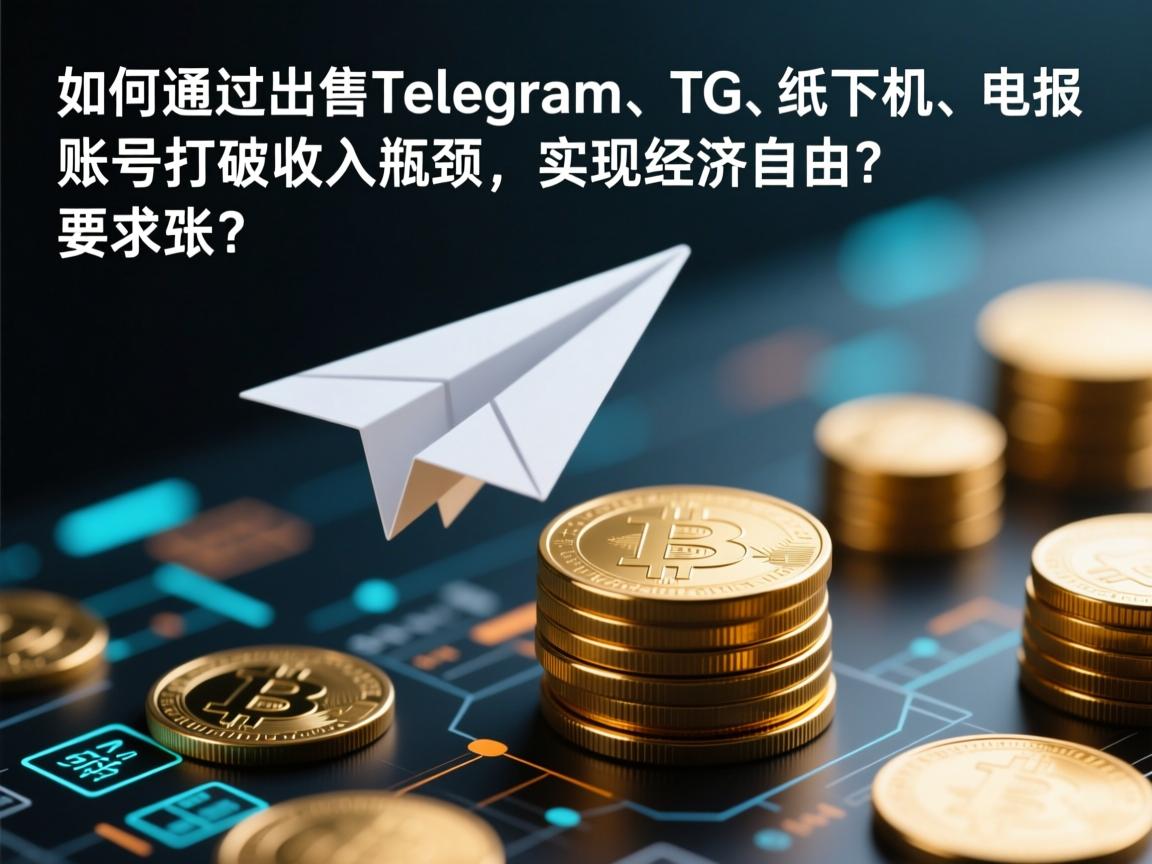 “如何通过出售telegram、TG、纸飞机、电报账号打破收入瓶颈，实现经济自由？”