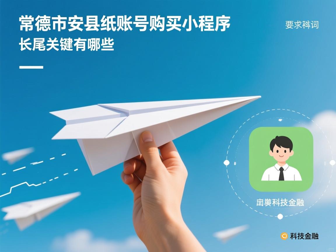 常德市安乡县纸飞机账号购买小程序的相关长尾关键词有哪些