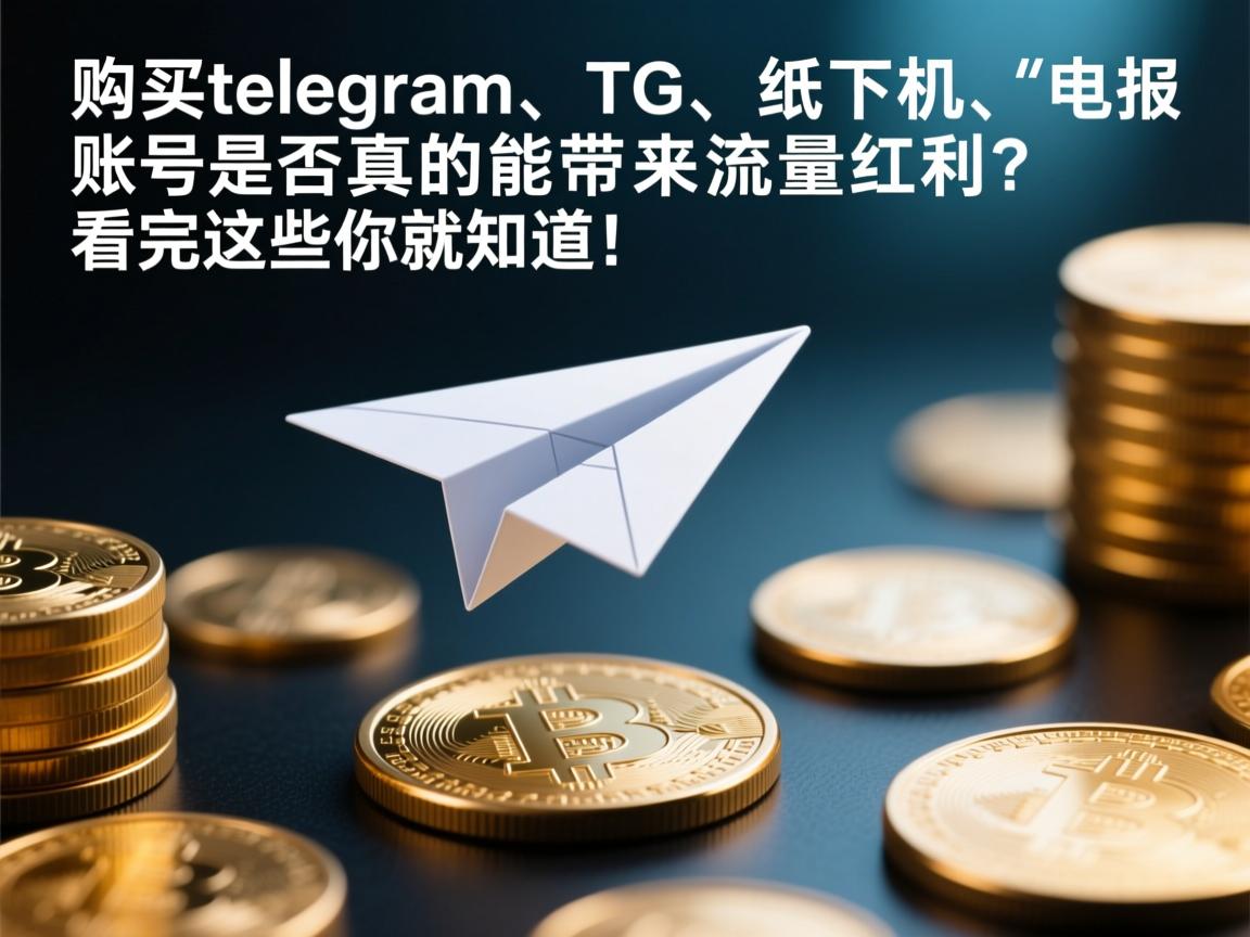 “购买telegram、TG、纸飞机、电报账号是否真的能带来流量红利？看完这些你就知道！”