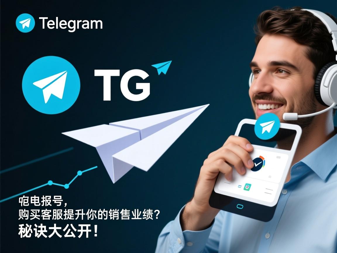 如何通过telegram、TG、纸飞机、电报号购买客服提升你的销售业绩？秘诀大公开！