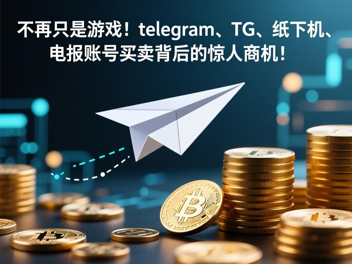 “不再只是游戏！telegram、TG、纸飞机、电报账号买卖背后的惊人商机！”