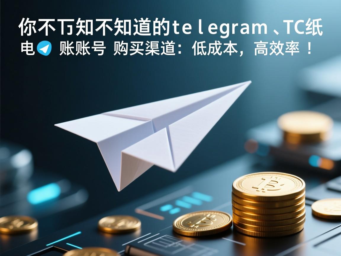 你不知道的telegram、TG、纸飞机、电报账号购买渠道：低成本，高效率！