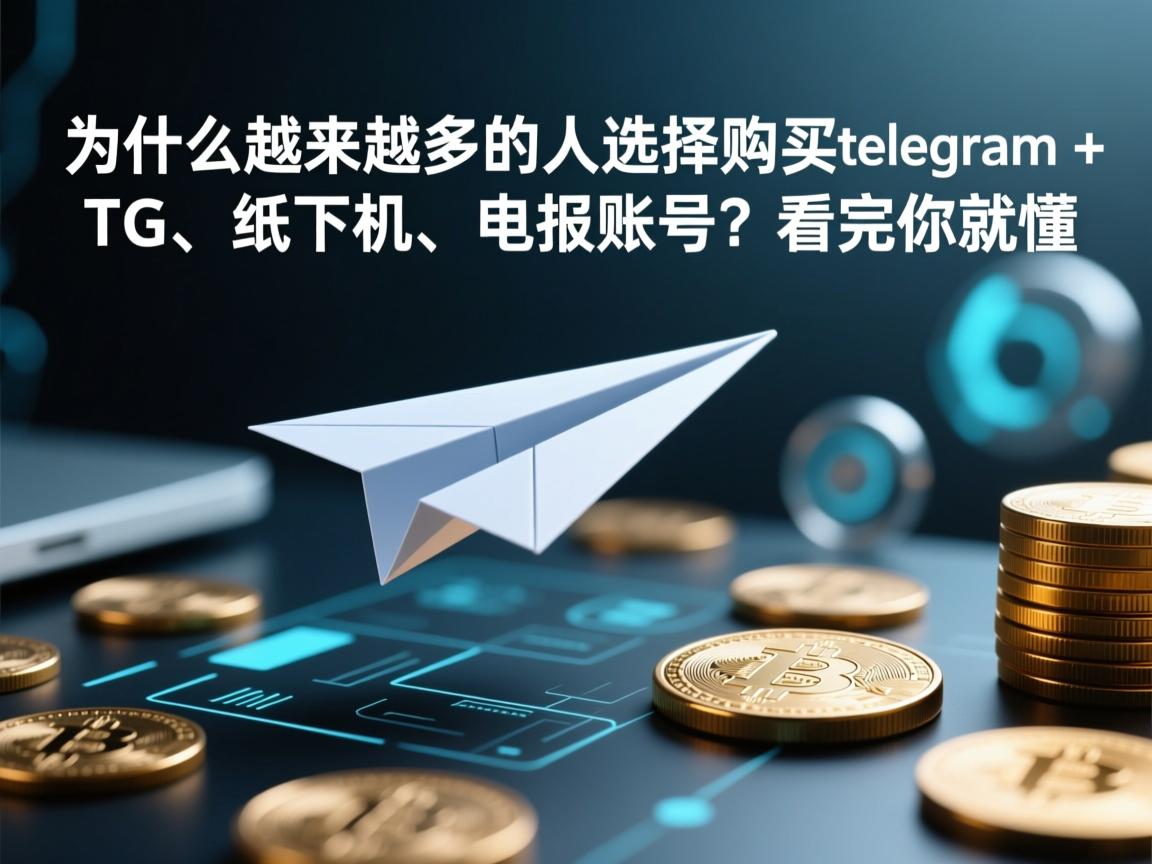 “为什么越来越多的人选择购买telegram、TG、纸飞机、电报账号？看完你就懂”