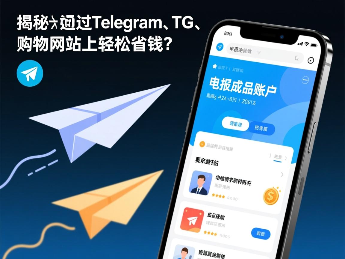 揭秘:如何通过telegram、TG、纸飞机、电报成品账户在购物网站上轻松省钱?