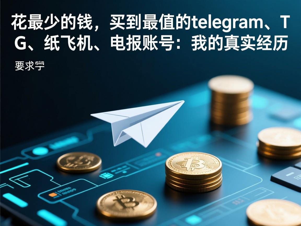 “花最少的钱，买到最值的telegram、TG、纸飞机、电报账号：我的真实经历”