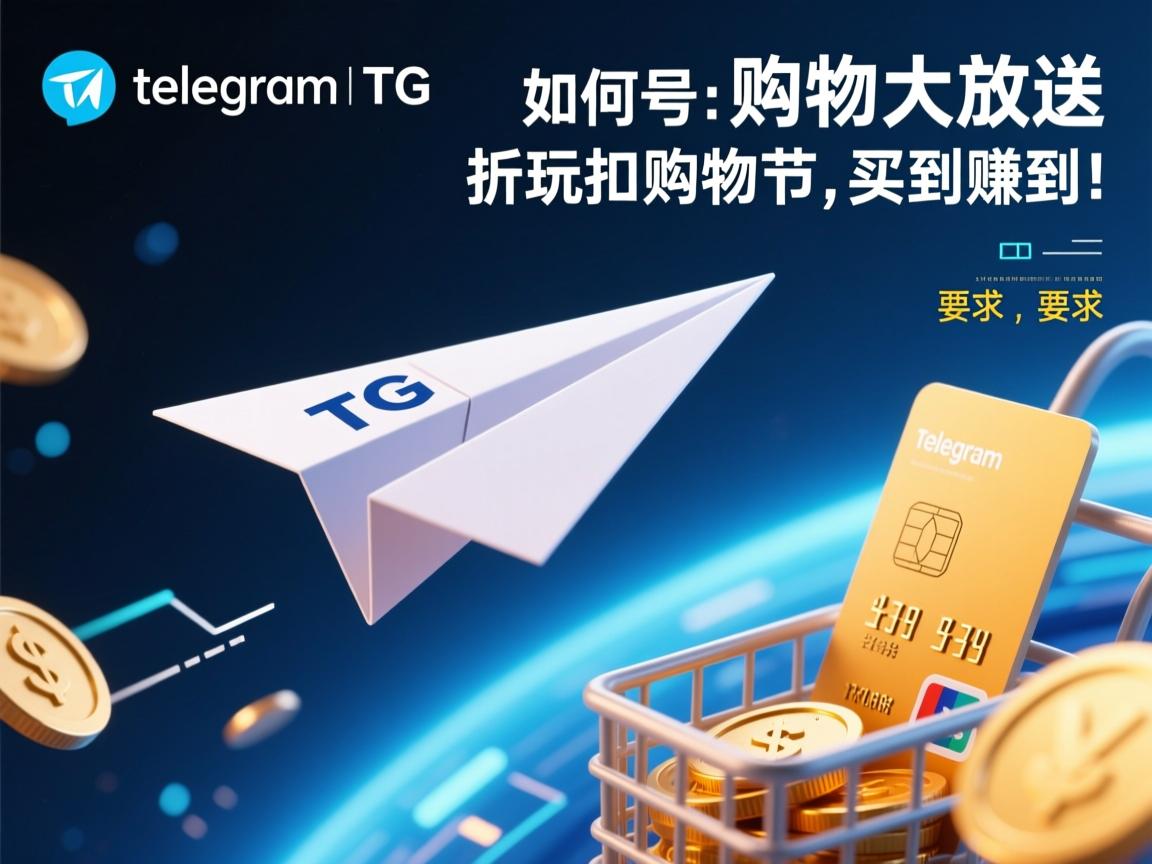 telegram、TG、纸飞机、电报号购物大放送：如何利用折扣玩转购物节，买到赚到！