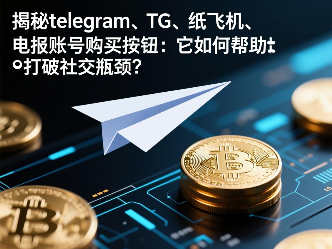 “揭秘telegram、TG、纸飞机、电报账号购买按钮：它如何帮助你打破社交瓶颈？”
