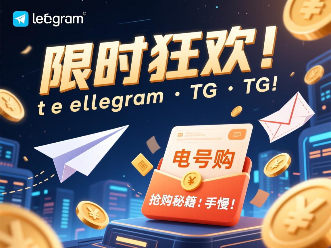 限时狂欢！telegram、TG、纸飞机、电报号购买活动抢购秘籍，手慢无！