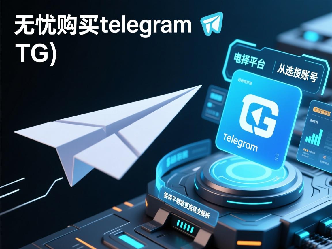 无忧购买telegram、TG、纸飞机、电报账号：从选择平台到收货流程全解析