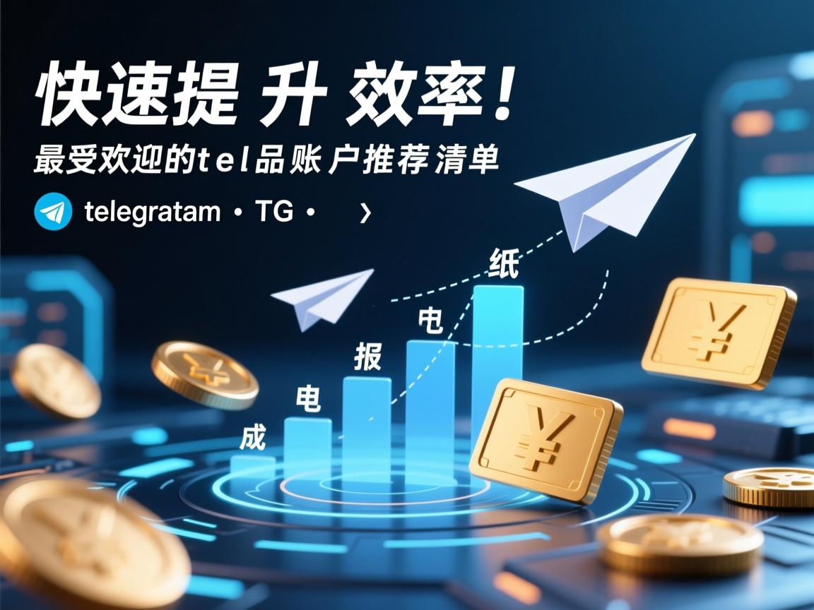 快速提升效率！最受欢迎的telegram、TG、纸飞机、电报成品账户推荐清单