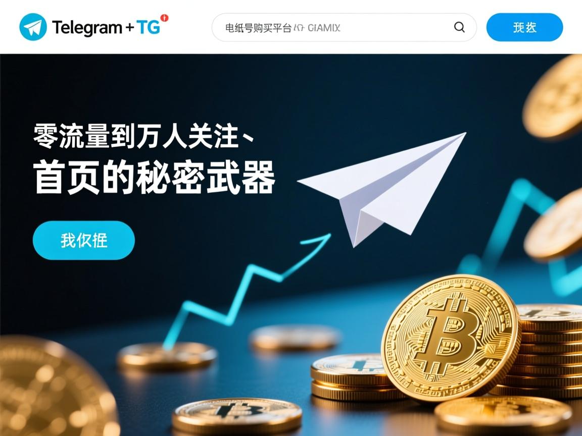 从零流量到万人关注，telegram、TG、纸飞机、电报号购买平台首页的秘密武器