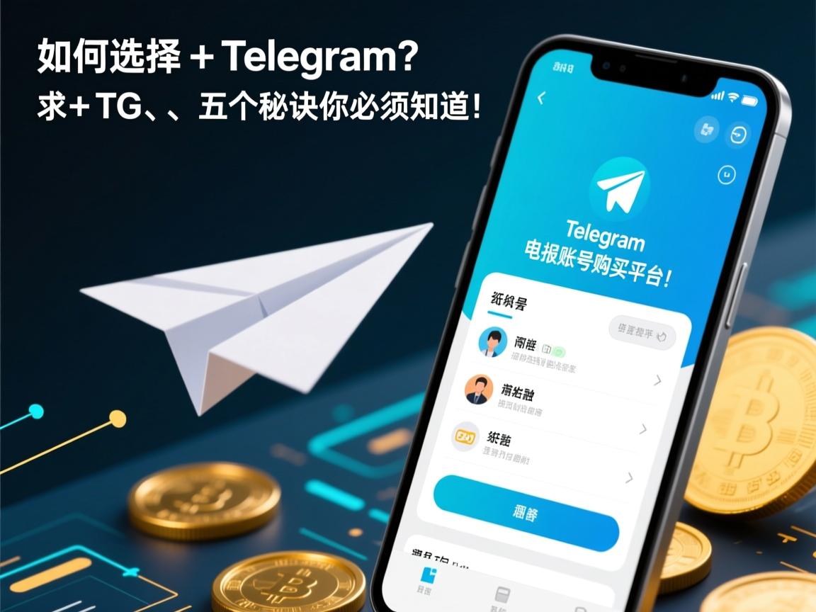 如何选择最佳telegram、TG、纸飞机、电报账号购买平台？这五个秘诀你必须知道！
