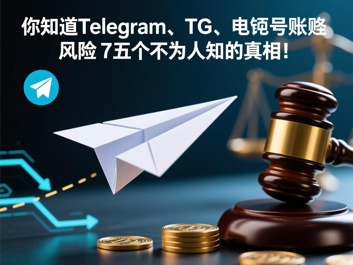 你知道telegram、TG、纸飞机、电报账号购买的法律风险吗？五个不为人知的真相！