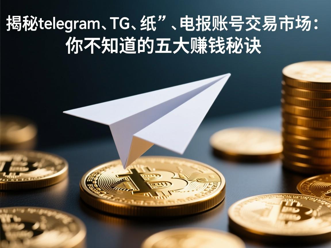 “揭秘telegram、TG、纸飞机、电报账号交易市场：你不知道的五大赚钱秘诀”