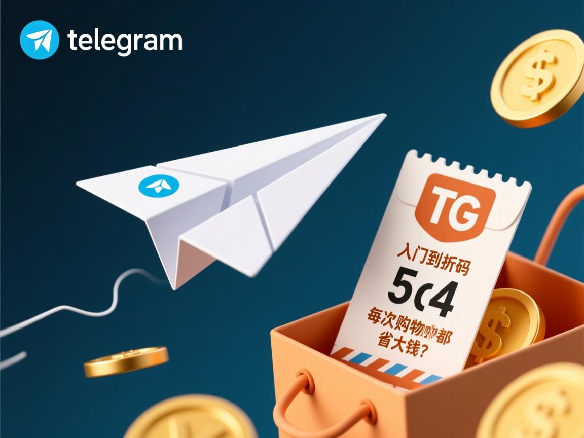 telegram、TG、纸飞机、电报购物折扣码从入门到精通，如何在每次购物中都省大钱？