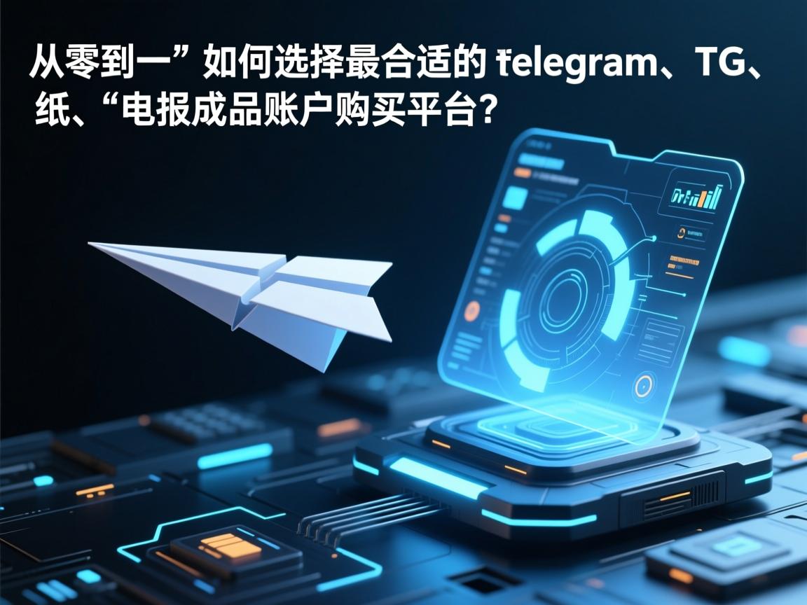 从零到一：如何选择最合适的telegram、TG、纸飞机、电报成品账户购买平台？