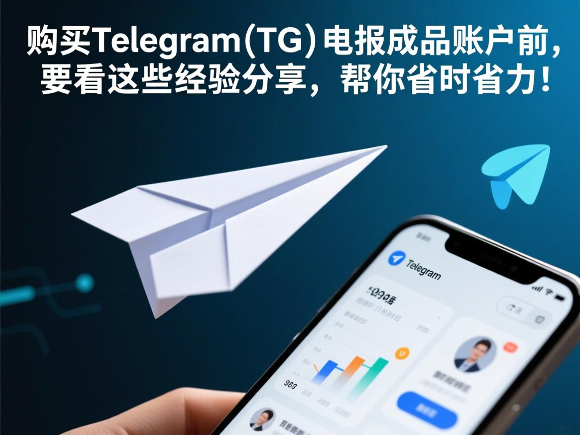 购买telegram、TG、纸飞机、电报成品账户前,看看这些经验分享,帮你省时省力!