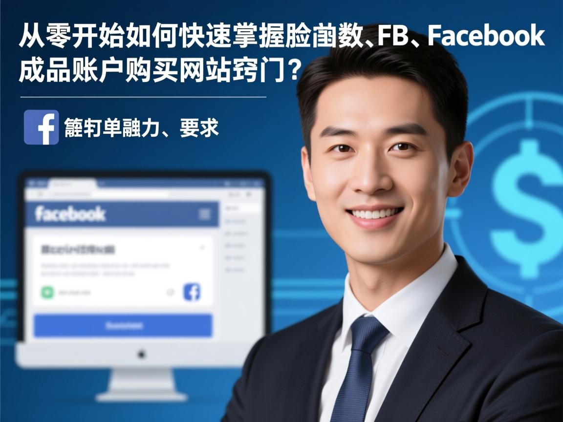 从零开始：如何快速掌握脸书、FB、Facebook成品账户购买网站的窍门？
