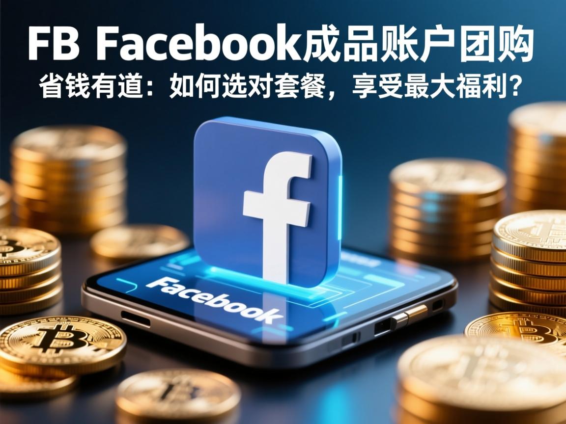 脸书、FB、Facebook成品账户团购，省钱有道：如何选对套餐，享受最大福利？