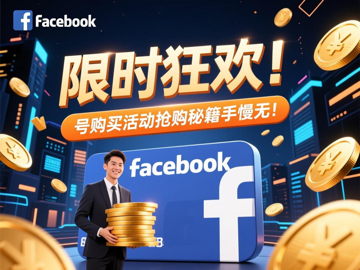 限时狂欢！脸书、FB、Facebook号购买活动抢购秘籍，手慢无！