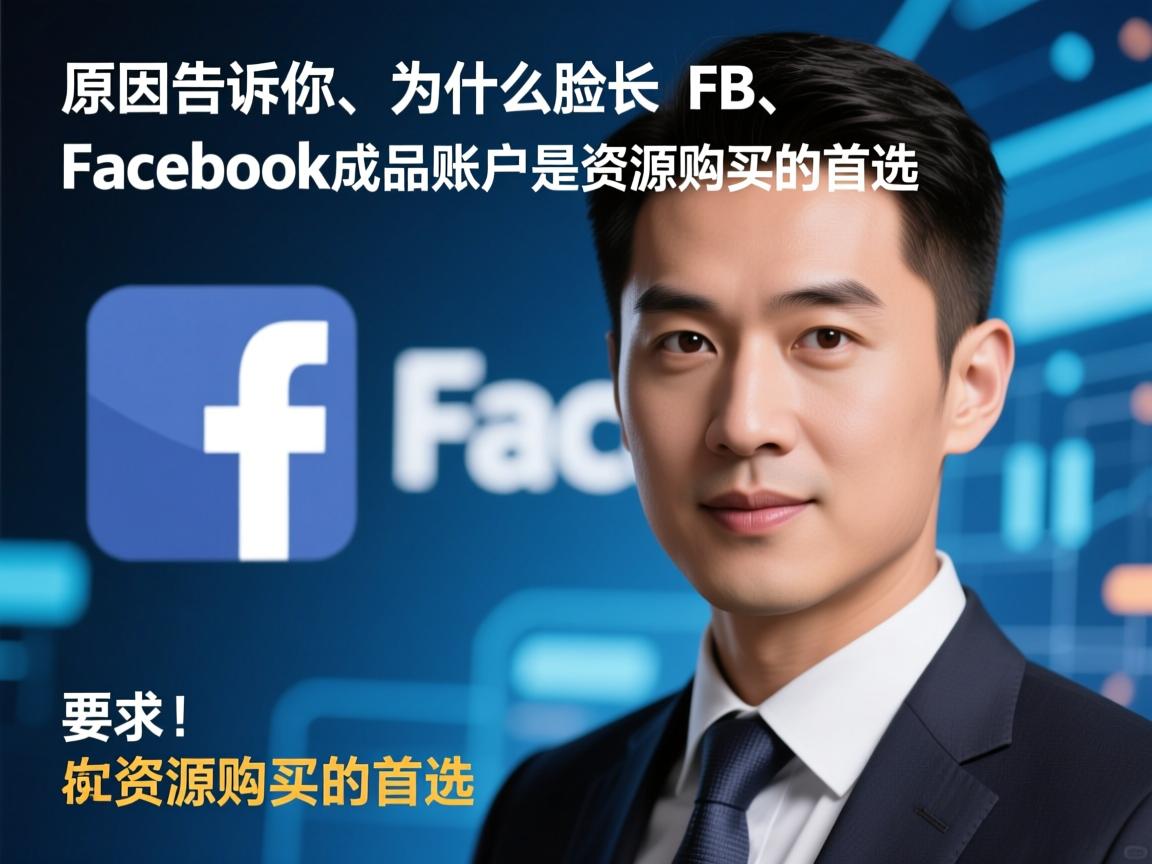原因告诉你，为什么脸书、FB、Facebook成品账户是资源购买的首选