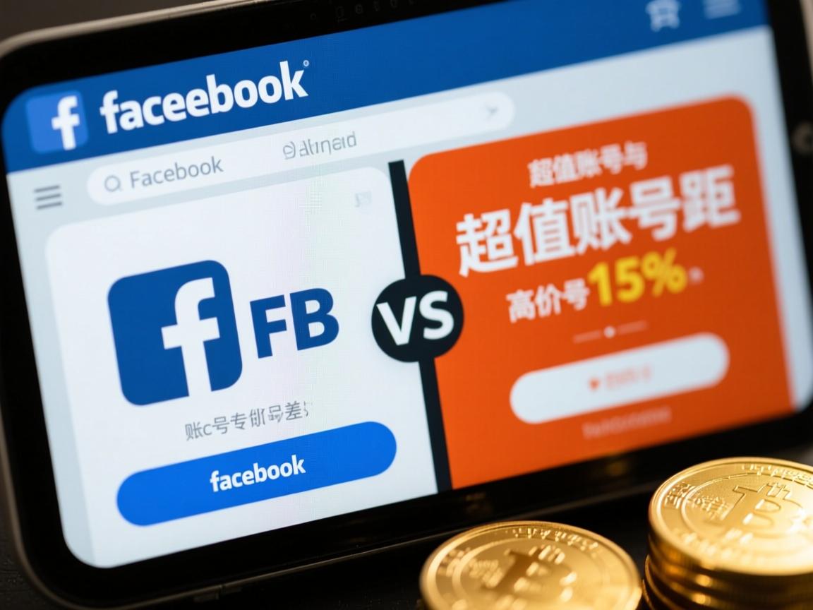 脸书、FB、Facebook账号价格对比：超值账号与高价账号的真实差距