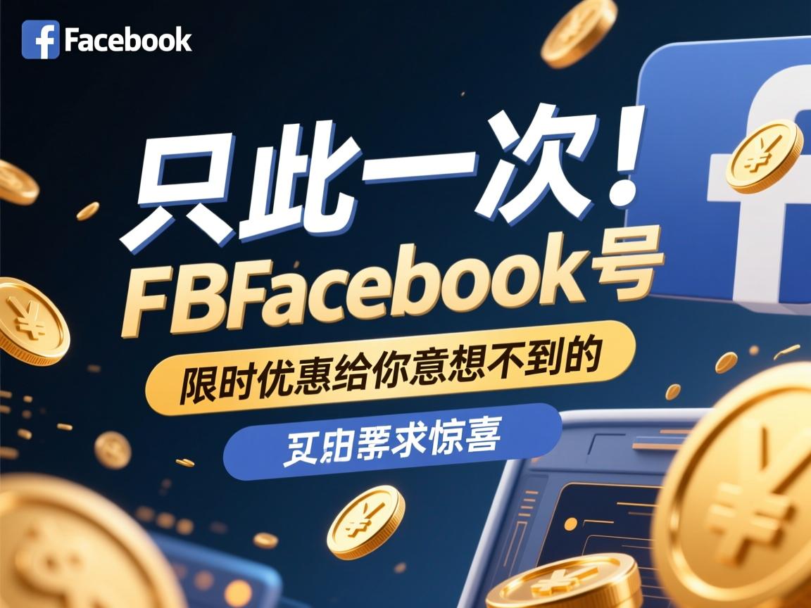 只此一次！脸书、FB、Facebook号限时优惠给你意想不到的惊喜