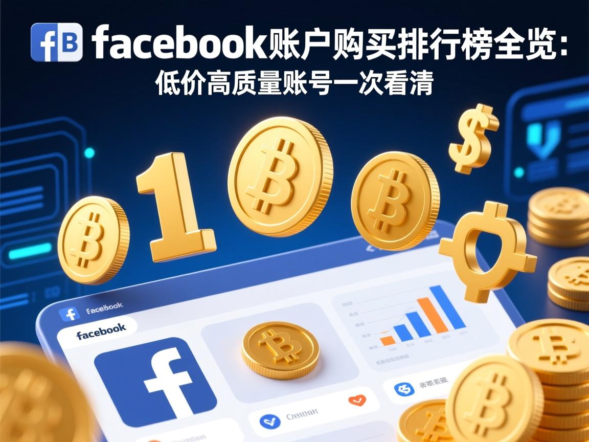 脸书、FB、Facebook账户购买排行榜全览：低价高质量账号一次看清