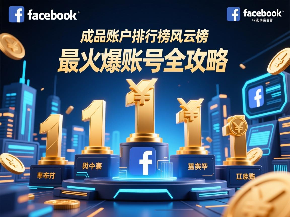 脸书、FB、Facebook成品账户排行榜风云榜：最火爆账号全攻略