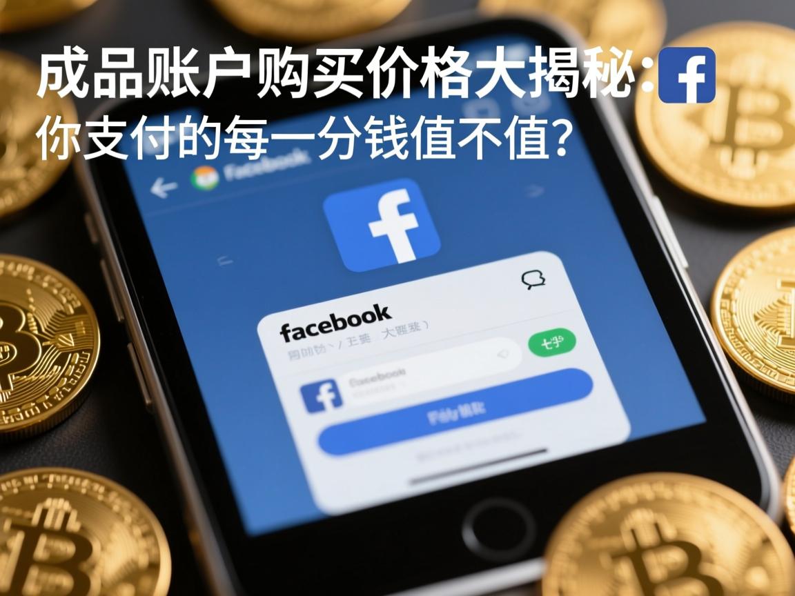 脸书、FB、Facebook 成品账户购买价格大揭秘：你支付的每一分钱值不值？
