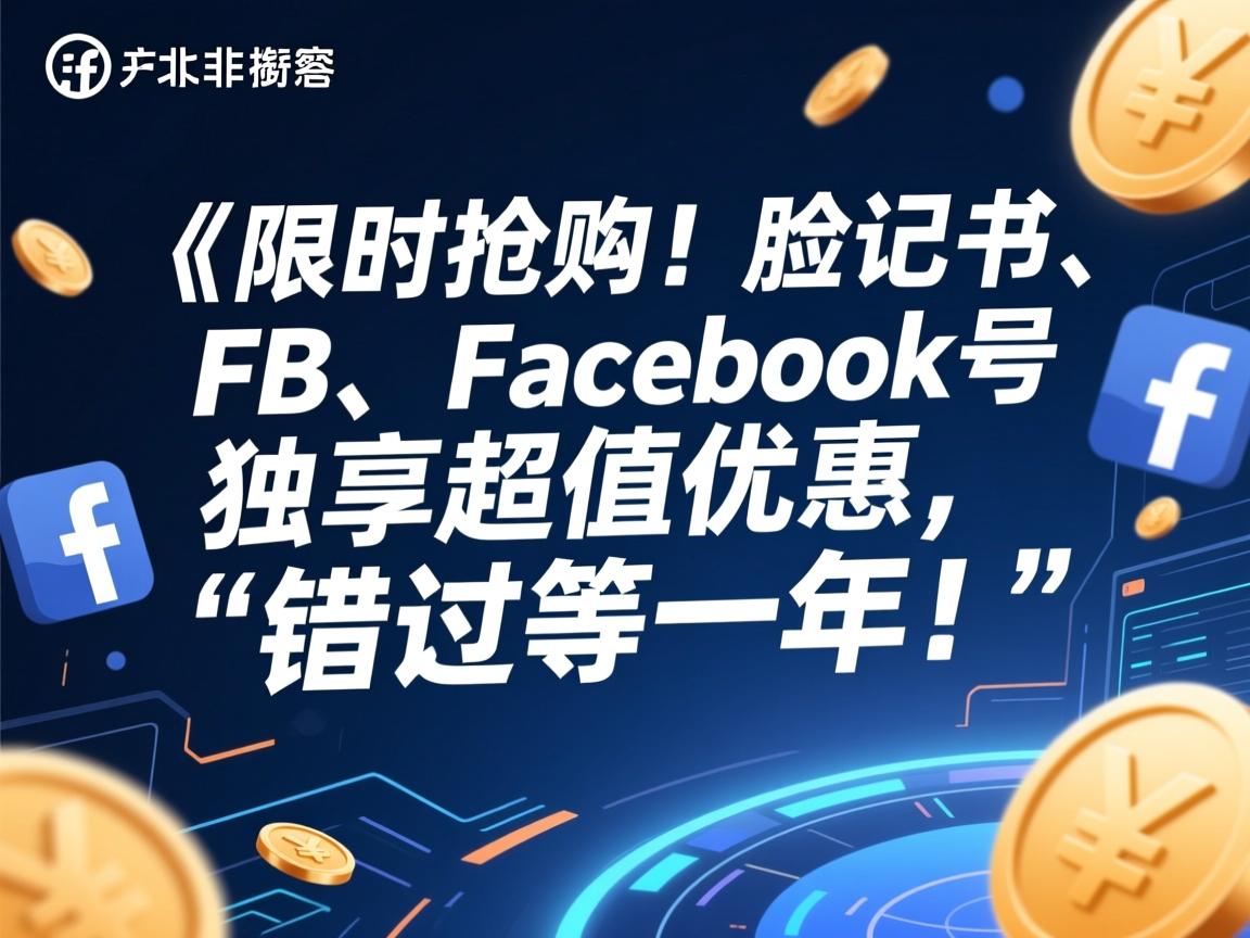 《限时抢购！脸书、FB、Facebook号独享超值优惠，错过等一年！》