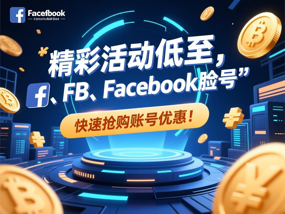 精彩活动！低至，快速抢购脸书、FB、Facebook账号优惠！