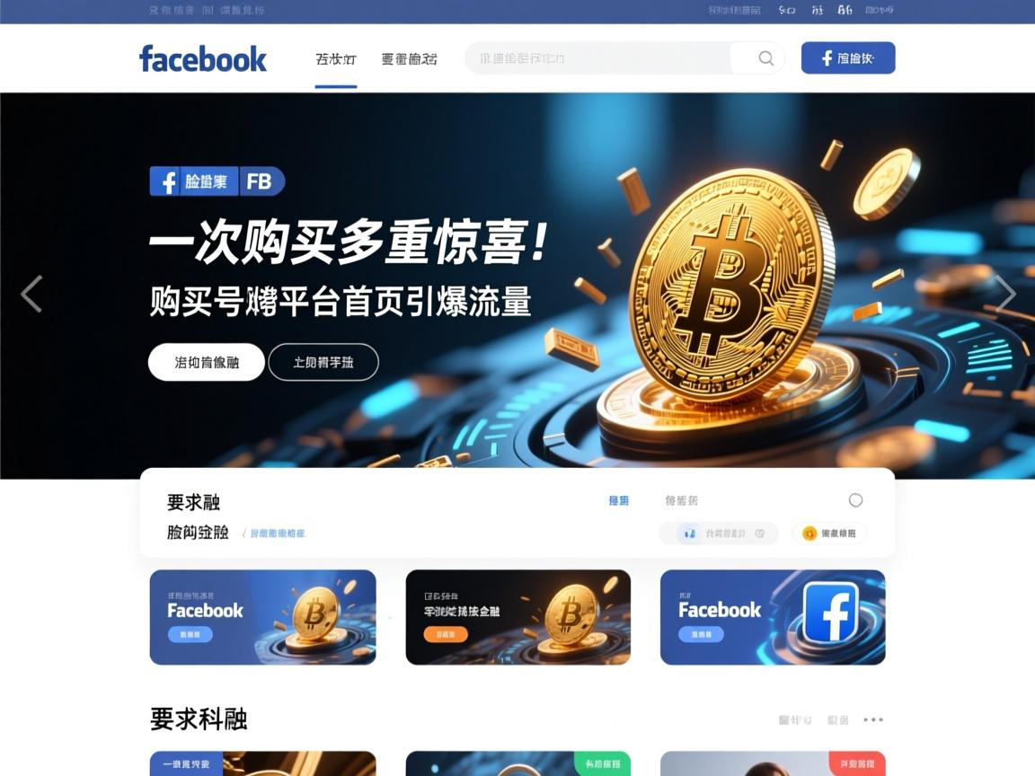 一次购买，多重惊喜！在脸书、FB、Facebook号购买平台首页引爆流量