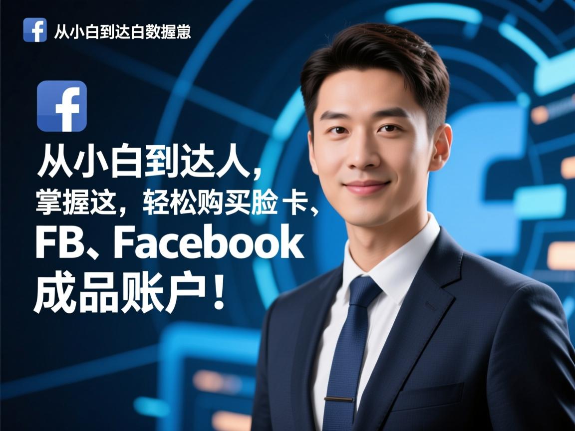 从小白到达人：掌握这，轻松购买脸书、FB、Facebook成品账户！