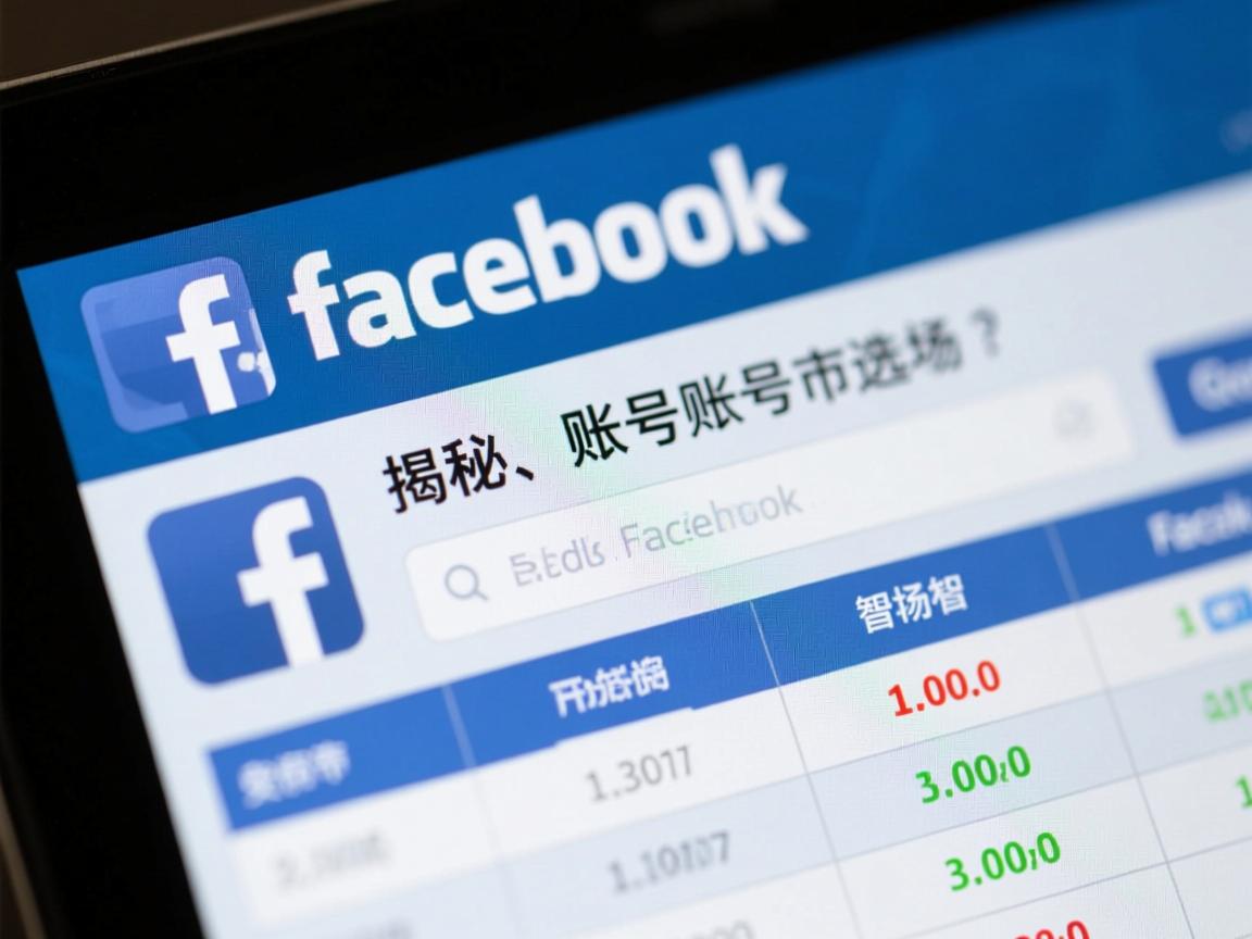 揭秘 脸书、FB、Facebook账号市场：如何根据价格表做出最明智的选择？