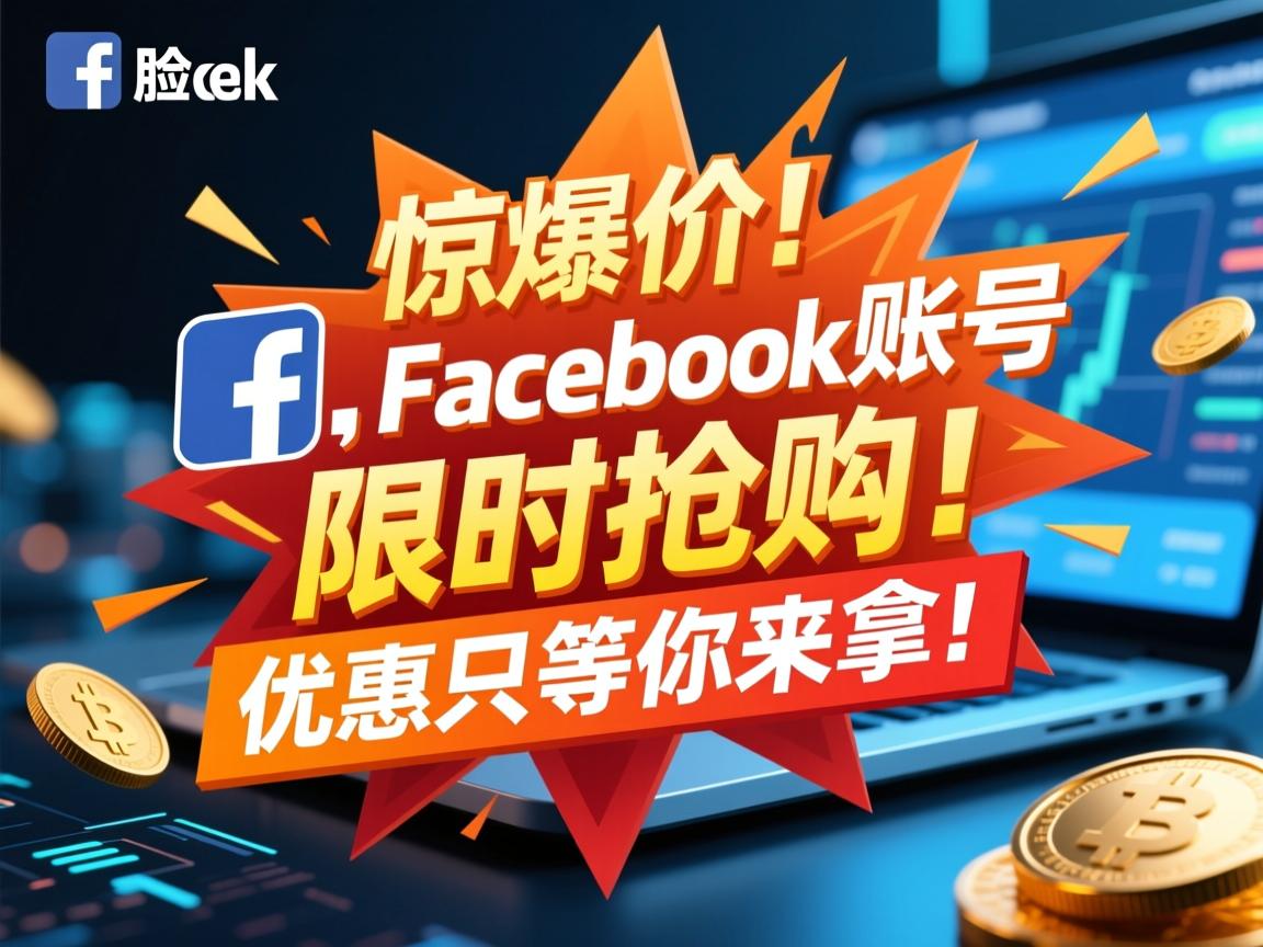 惊爆价格！脸书、FB、Facebook账号限时抢购，优惠只等你来拿！