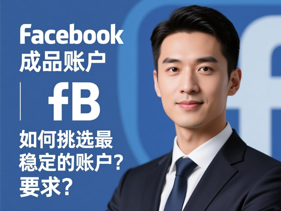 脸书、FB、Facebook成品账户购买指南：如何挑选最稳定的账户？