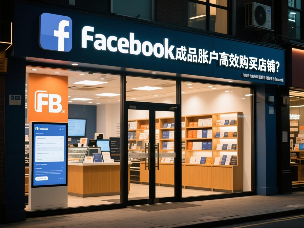 从零到一：如何通过脸书、FB、Facebook成品账户高效购买店铺？