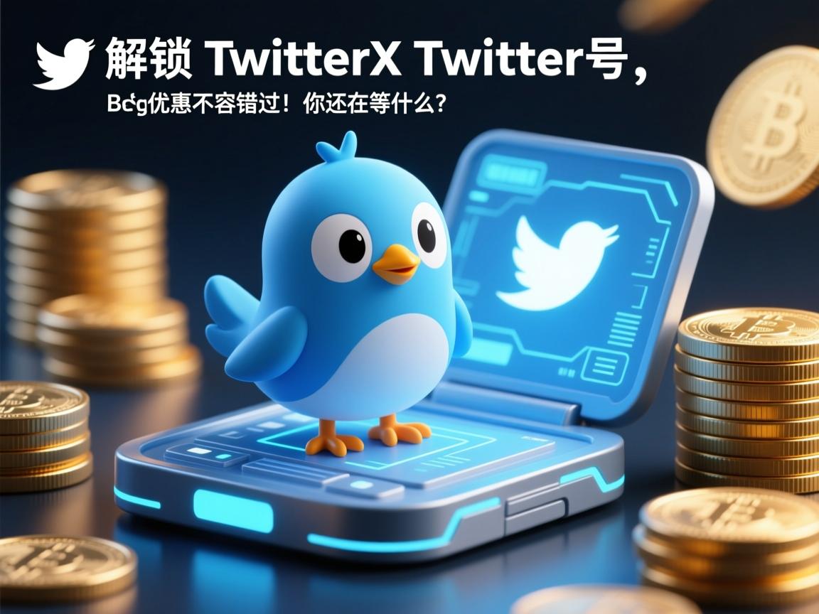 解锁推特、小蓝鸟、X、 Twitter号购买套餐，优惠不容错过！你还在等什么？